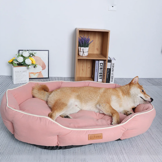 Pet Sofa Sleeping Bed Large Space Winter Warm Soft Plush Pet Cushion Large Size For Indoor Cats Dogs Wear-resistant Non-slip Bed