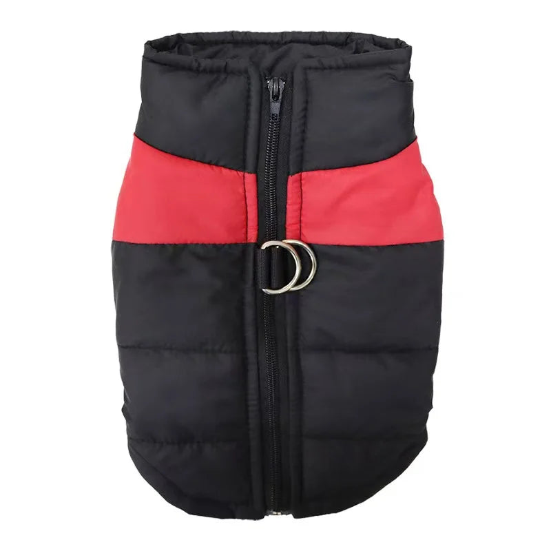 Waterproof Warm Dog Clothes Pet Coat Winter Vest Padded Zipper Jacket Small Medium Big Dogs