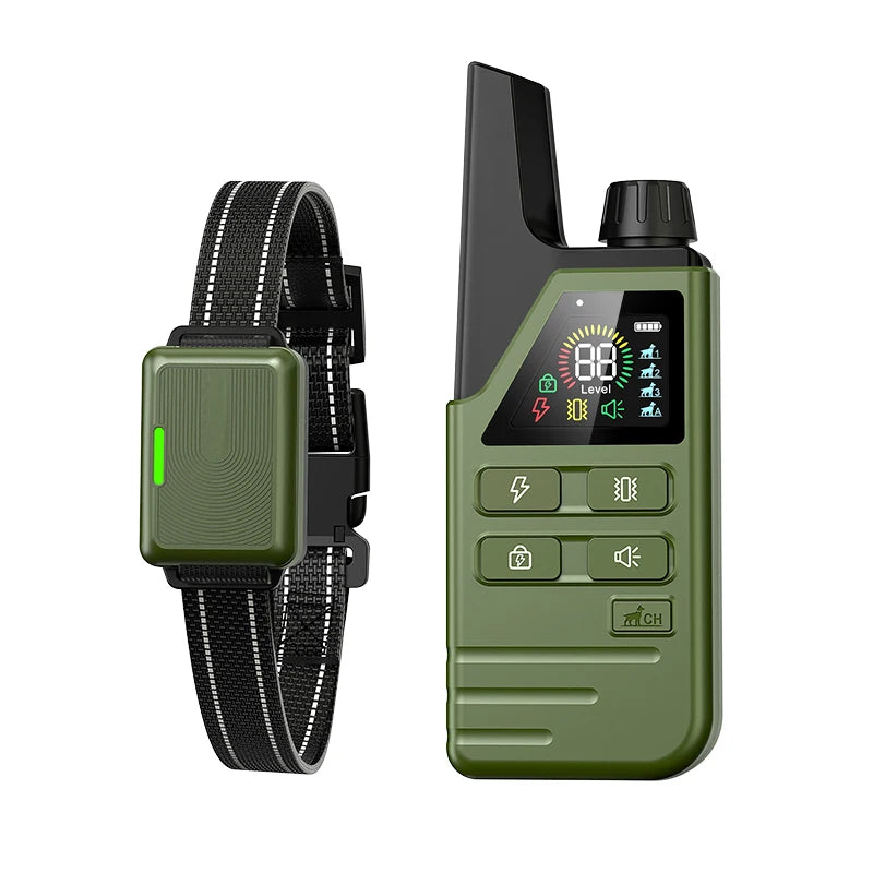 ROJECO Electric Dog Training Collar Remote Control Rechargeable Bark Control Stop Shock Collar