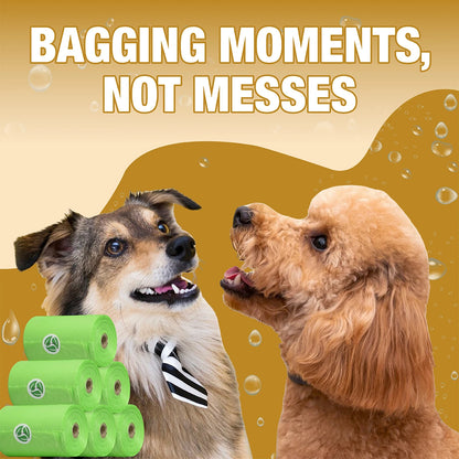 900PCS Dog Poop Bags Rolls – Leak-Proof Biodegradable Pet Waste Bags 9x13 Inch, Easy Tear Dispenser Refill Garbage Bags