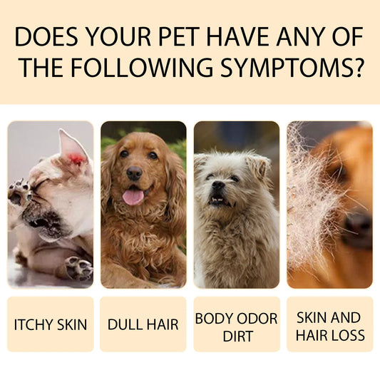 Yegbong Gentle Pet Cleaning Shampoo Mild Remove Dirt Reduce Tangles Restore Shine Smoothing Hair Daily Grooming Care Pet Shampoo