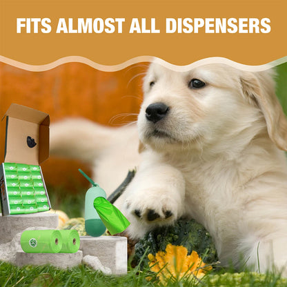 900PCS Dog Poop Bags Rolls – Leak-Proof Biodegradable Pet Waste Bags 9x13 Inch, Easy Tear Dispenser Refill Garbage Bags