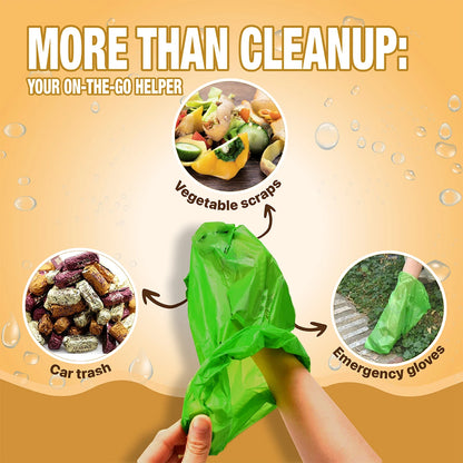 900PCS Dog Poop Bags Rolls – Leak-Proof Biodegradable Pet Waste Bags 9x13 Inch, Easy Tear Dispenser Refill Garbage Bags