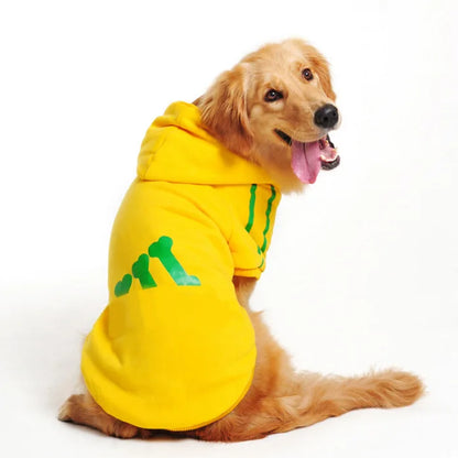XS-9XL Adidog Pet Dog Clothes for Small Medium Big Large Dogs Cotton Hooded Sweatshirt Hot Selling Warm Two-Legged Pets Jacket