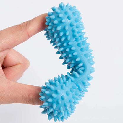 Pet Dog Toys For Small Dog Chews TPR Knot Toys Bite Resistant Molar Teeth Cleaning Dog Training