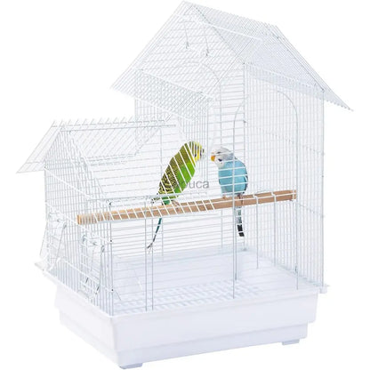 Compact Bird Cage Kit for Small Birds with Accessories - Ideal for Parakeets, Lovebirds, Parrotlets, and Canaries