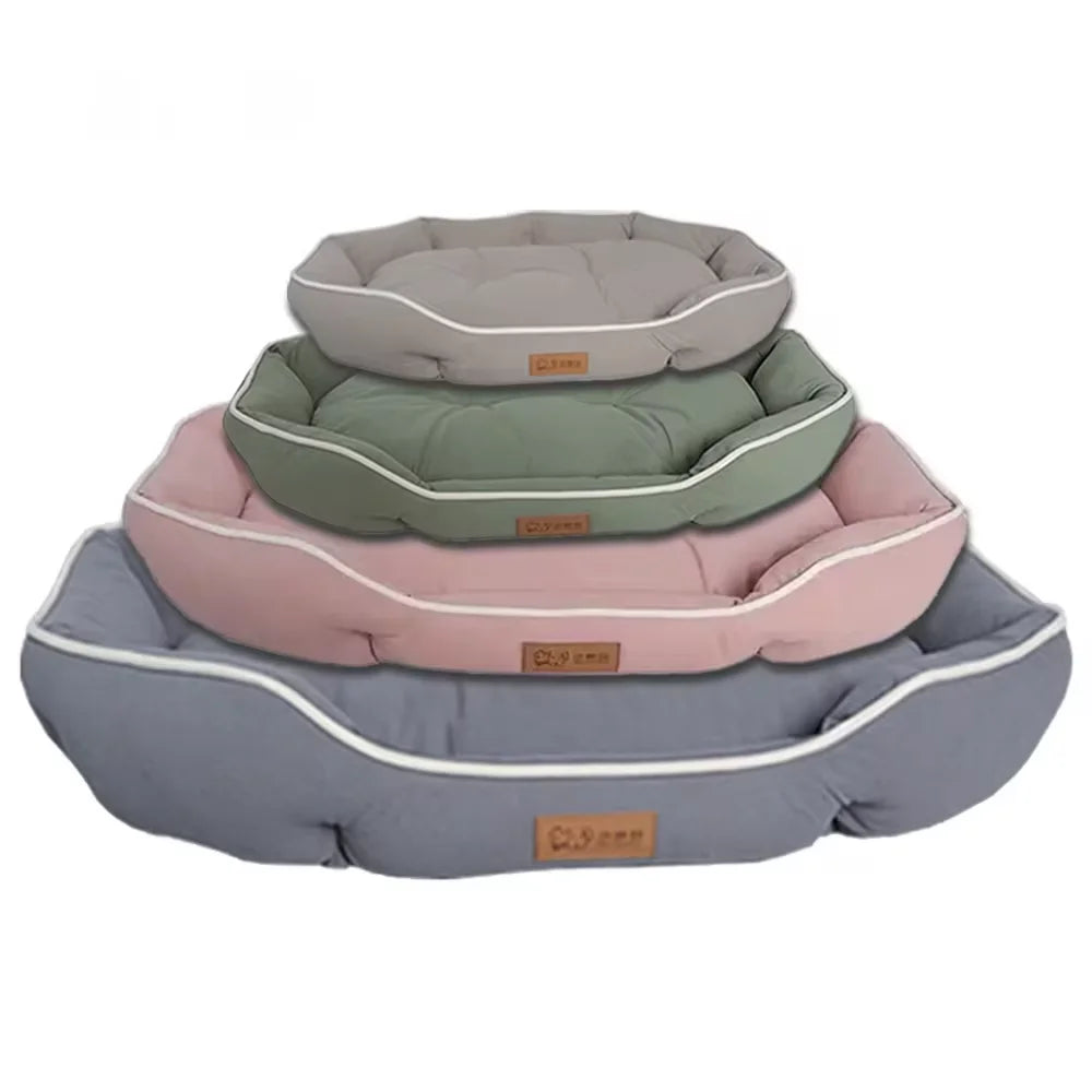 Pet Sofa Sleeping Bed Large Space Winter Warm Soft Plush Pet Cushion Large Size For Indoor Cats Dogs Wear-resistant Non-slip Bed