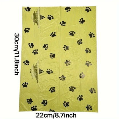 10-pce Best Seller! Degradable Dog Waste Bags - Thickened Leak-Proof No Dirty Hands Portable Rolled Outdoor Dog Walking