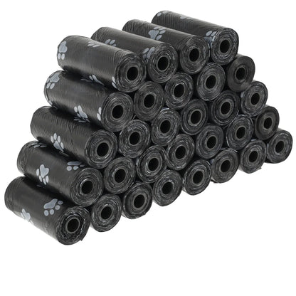 2/40Rolls Dog Poop Bags Dispenser Collector Garbage Bag Puppy Cat Pooper Scooper Bag Small Rolls Outdoor Clean Pets Supplies