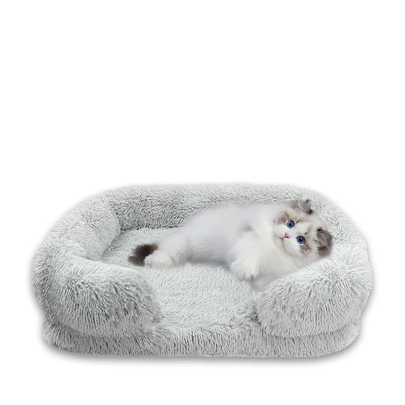 Thickened orthopedic dog bed for large dogs - egg sponge, easy to remove and wash plush cover.