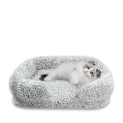 Thickened orthopedic dog bed for large dogs - egg sponge, easy to remove and wash plush cover.