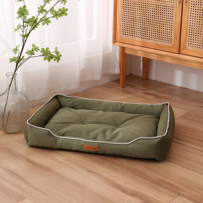 Pet Sofa Sleeping Bed Large Space Winter Warm Soft Plush Pet Cushion Large Size For Indoor Cats Dogs Wear-resistant Non-slip Bed