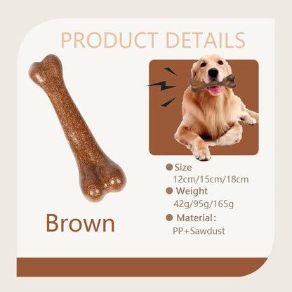Dog Bone Chews Toys Nearly Indestructible Natural Non-Toxic Anti-bite Puppy Toys For Small Medium Large Dogs