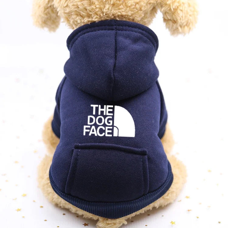 Autumn and winter sweater cowboy pocket two-legged clothes sports wind pet clothes dog cat