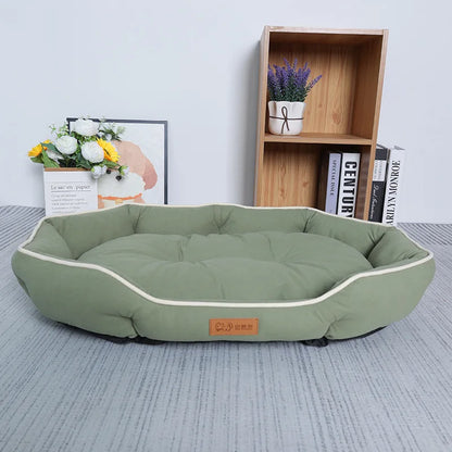 Pet Sofa Sleeping Bed Large Space Winter Warm Soft Plush Pet Cushion Large Size For Indoor Cats Dogs Wear-resistant Non-slip Bed