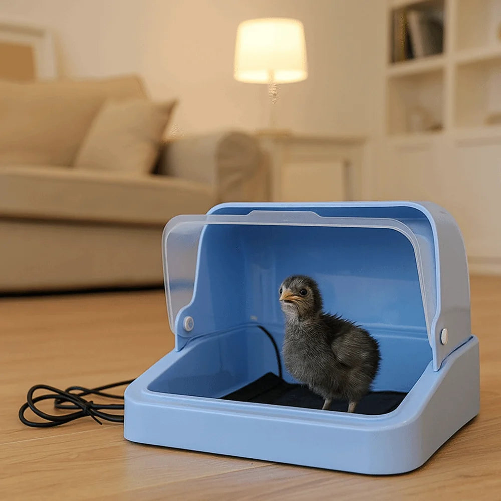 Visual Bird Incubator 3-speed Adjustment Adjustable Heat Chick Brooder Thermostat Controlled Bird Brooding Box Poultry Habitat