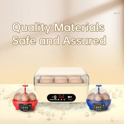 Fully Automatic Incubator For Egg Chick Poultry Intelligent Bionic Chicken Duck Pigeon Incubator USB Charge 24-hour Thermostatic