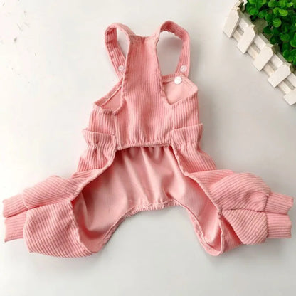 Cute Dog Jumpsuit Pink Yellow Strap Jumpsuits Clothing For Chihuahua Pet Overalls Pajamas For Small Medium Dogs XXL