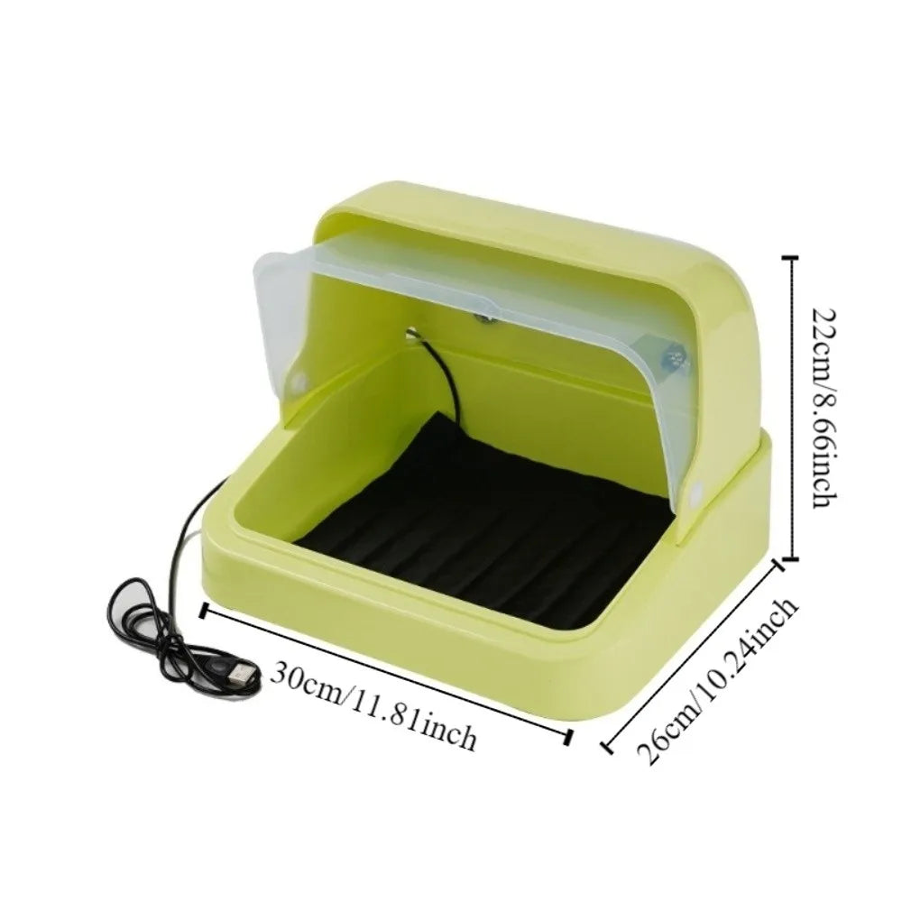 Visual Bird Incubator 3-speed Adjustment Adjustable Heat Chick Brooder Thermostat Controlled Bird Brooding Box Poultry Habitat