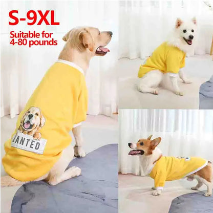 Pet Hoodies Clothes For Small Dogs Puppy Jacket Sweatshirt Coat Labrador Costume Autumn Winter Keep Warm