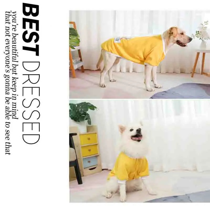 Pet Hoodies Clothes For Small Dogs Puppy Jacket Sweatshirt Coat Labrador Costume Autumn Winter Keep Warm