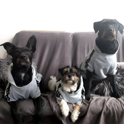 Adidog Autumn Winter Warm Dog Clothes Dog Hoodies Pet Warm Coat for Medium Large Dog Jacket Sweater Puppy French Bulldog