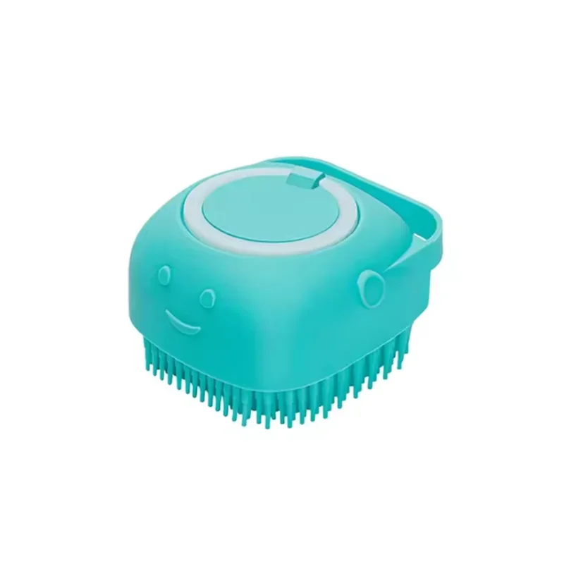 New Bath Massage Brush Bathroom Multifunctional Puppy Big Dog Cat Soft Safety Silicone Pet Accessories for Dogs Cats