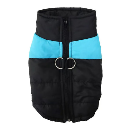 Waterproof Warm Dog Clothes Pet Coat Winter Vest Padded Zipper Jacket Small Medium Big Dogs