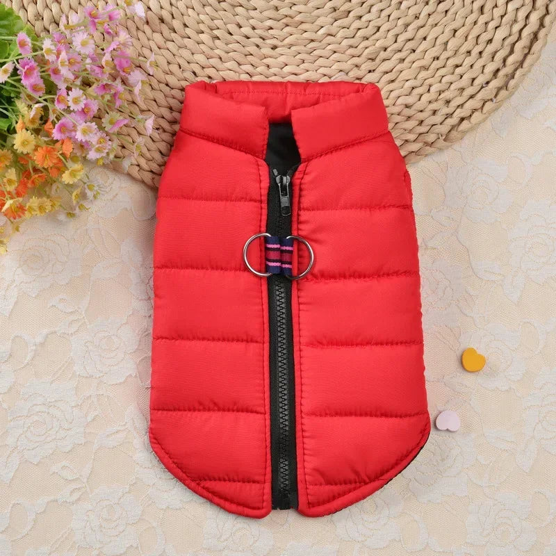Winter Warm Clothes For Small Dogs Windproof Coat Jacket Padded Clothing for Yorkie Chihuahua Puppy Cat Outfit Vest