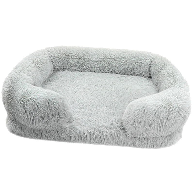 Thickened orthopedic dog bed for large dogs - egg sponge, easy to remove and wash plush cover.