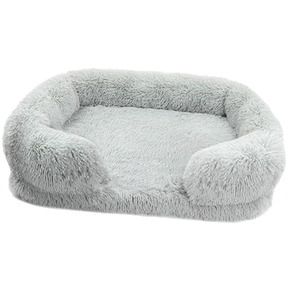 Thickened orthopedic dog bed for large dogs - egg sponge, easy to remove and wash plush cover.