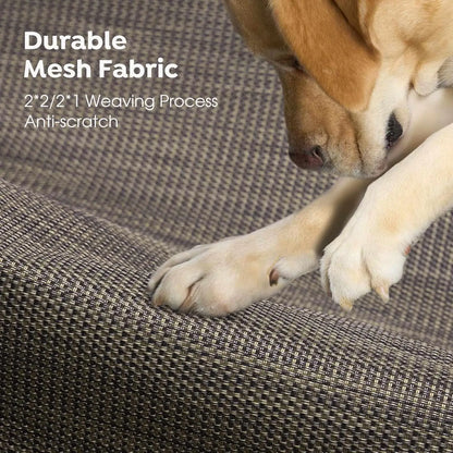 Extra Large Elevated Dog Bed with Cooling Mesh, Waterproof & Portable for Indoor Outdoor Use