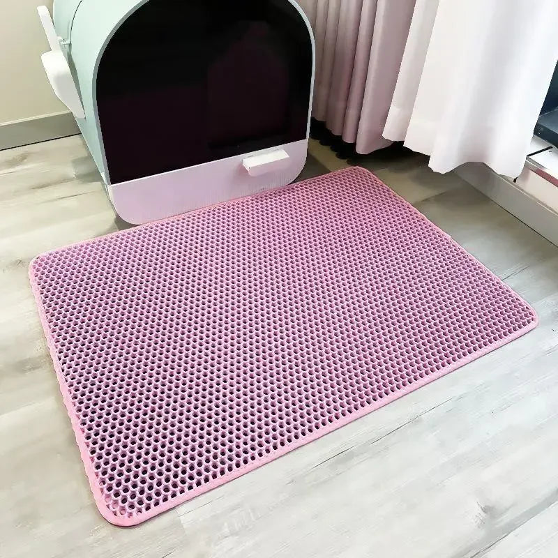 Cat Litter Mat Pet Toilet Waterproof Double Layer Pet Litter Box Mat Nonslip Sand Cat Washable Mat