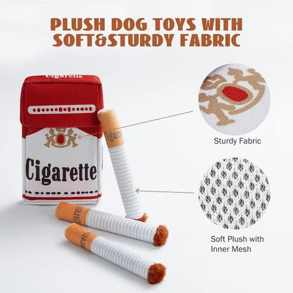 Funny Interactive Plush Dog Toys Creatives Cigarette Design Giggling Chewing The Perfect Pet Gift