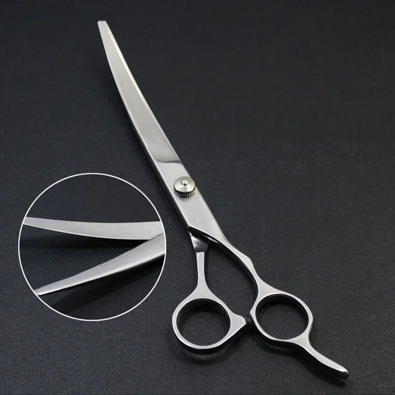 Pet Grooming Scissors Dog Hair Tool Set Professional Trimming Scissors Bent Scissors  Haircutting