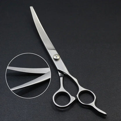 Pet Grooming Scissors Dog Hair Tool Set Professional Trimming Scissors Bent Scissors  Haircutting