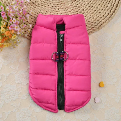 Winter Warm Clothes For Small Dogs Windproof Coat Jacket Padded Clothing for Yorkie Chihuahua Puppy Cat Outfit Vest