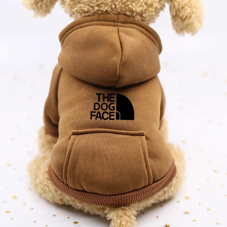 Autumn and winter sweater cowboy pocket two-legged clothes sports wind pet clothes dog cat