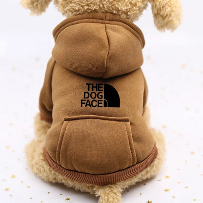 Autumn and winter sweater cowboy pocket two-legged clothes sports wind pet clothes dog cat