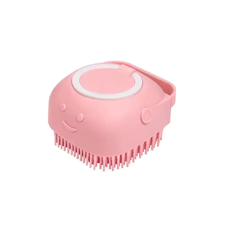 New Bath Massage Brush Bathroom Multifunctional Puppy Big Dog Cat Soft Safety Silicone Pet Accessories for Dogs Cats