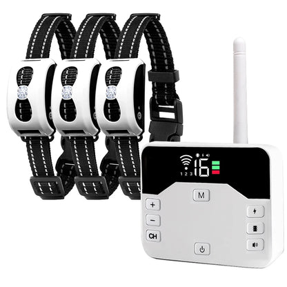 2 IN 1 Wireless Electronic Dog Fence System & Remote Training Collar Beep Shock Vibration and Pet Containment For All Size Puppy