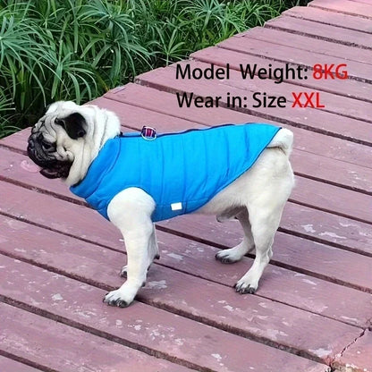 Winter Warm Clothes For Small Dogs Windproof Coat Jacket Padded Clothing for Yorkie Chihuahua Puppy Cat Outfit Vest