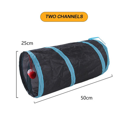 Cat Tunnel Foldable S T Y Pass Play Tunnel Breathable Drill Barrel for Indoor loud paper