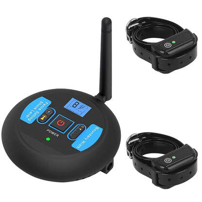 Wireless Dog Fence, Electric Dog Collar Fence,Pet Containment System, Adjustable Warning Strength, Rechargeable, Harmless