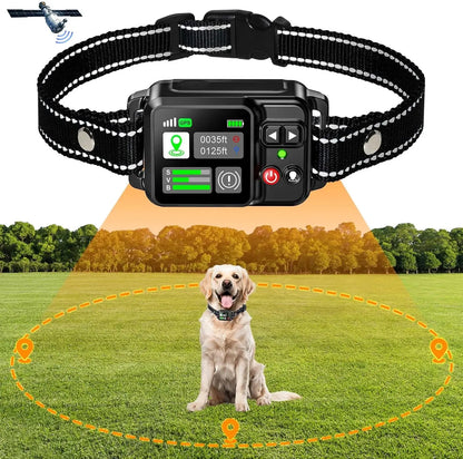 Electric dog fencing with GPS Electric Satellite Technology, Pet Fencing System Range 15~2000m
