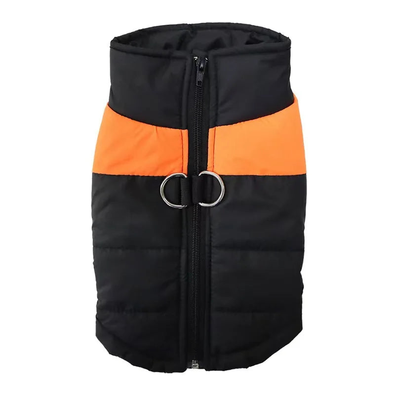 Waterproof Warm Dog Clothes Pet Coat Winter Vest Padded Zipper Jacket Small Medium Big Dogs