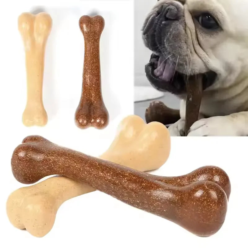 Dog Bone Chews Toys Nearly Indestructible Natural Non-Toxic Anti-bite Puppy Toys For Small Medium Large Dogs