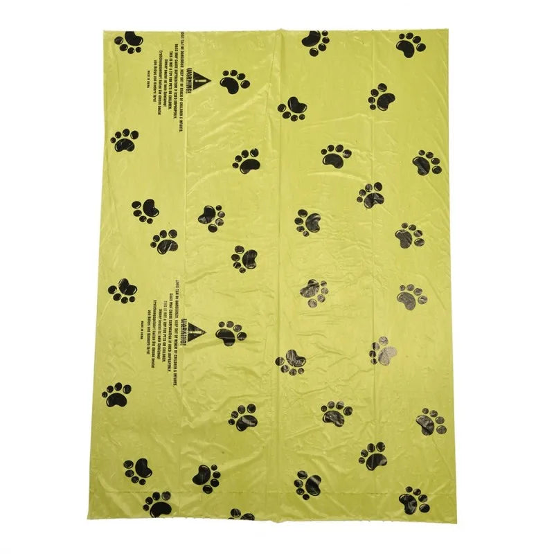 Dog Poop Bags Waterproof Dog Waste Bags Doggie Cat Puppy Outdoor Walk Home Clean Refill Garbage Bag Pet Supplies 15 Bags/Roll