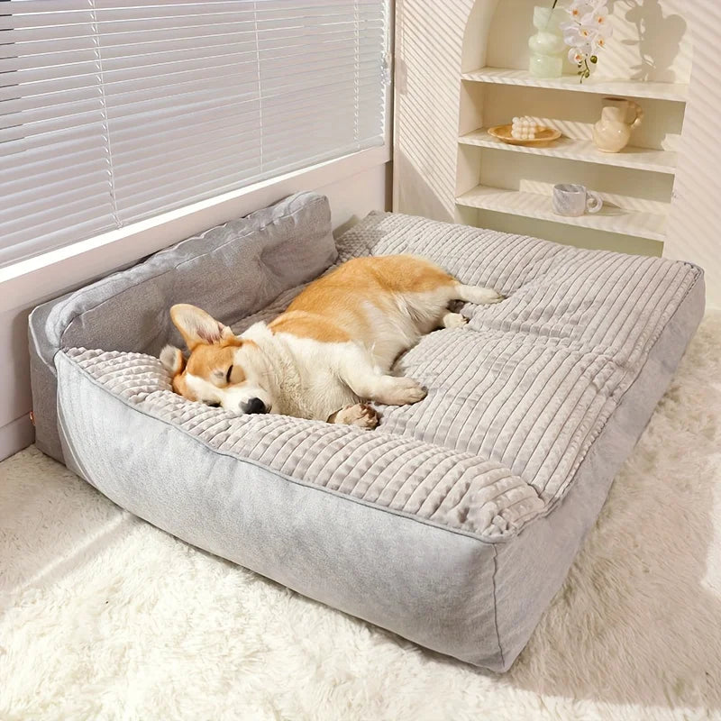 New Cat Dog Bed Kennel Non-Slip Winter Warm Small Dog Kennel Sleeping Removed Washed Soft Puppy Cushion