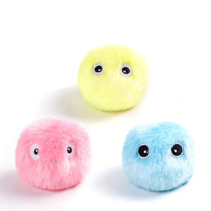 Smart Cat Toys Interactive Ball Catnip Cat Training Toy Pet Playing Ball Pet Squeaky Supplies
